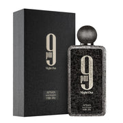 Afnan 9PM Night Out 100 ML — frasco original con caja