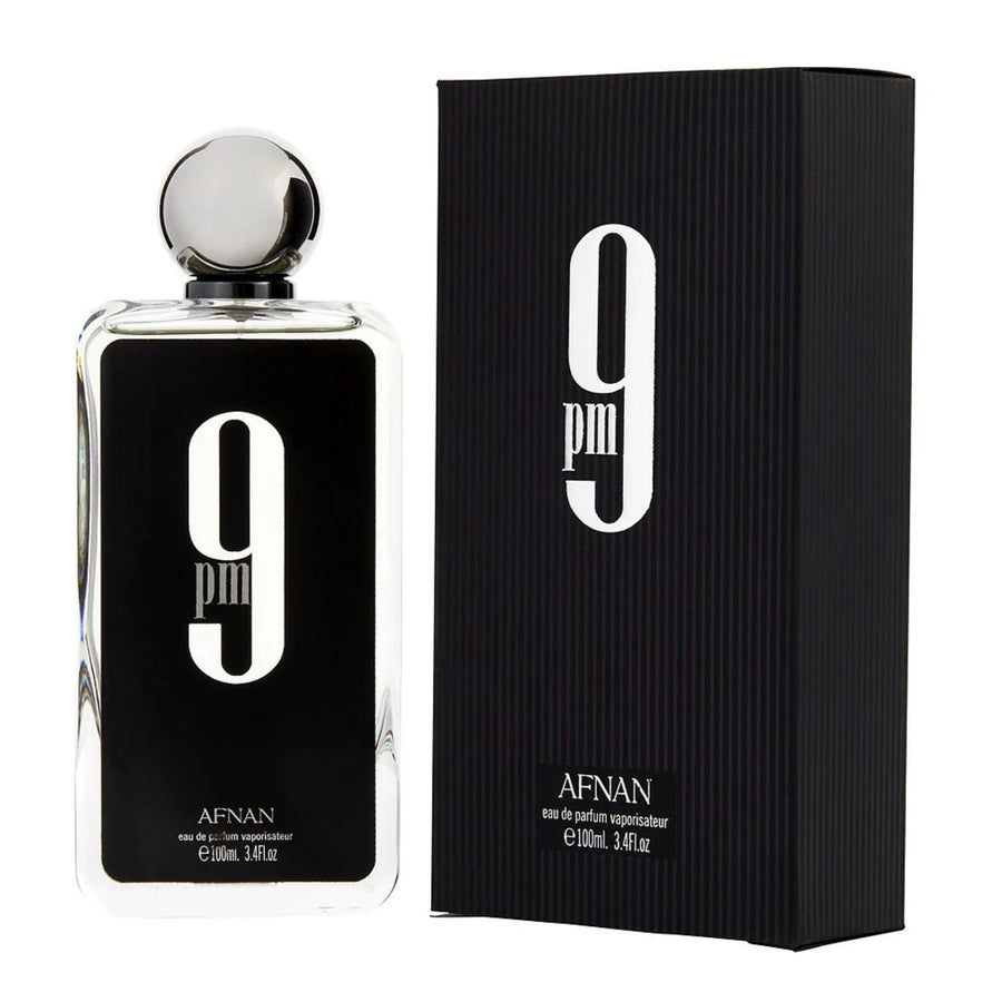 Afnan 9PM 100 ML — frasco original con caja