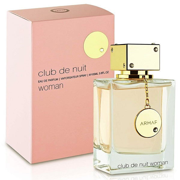 Armaf Club de Nuit Woman 105 ML — frasco y caja del perfume