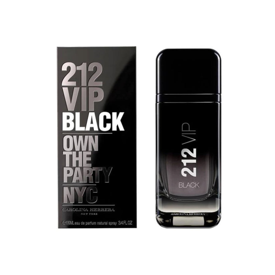 Carolina Herrera 212 VIP Black — frasco y caja original
