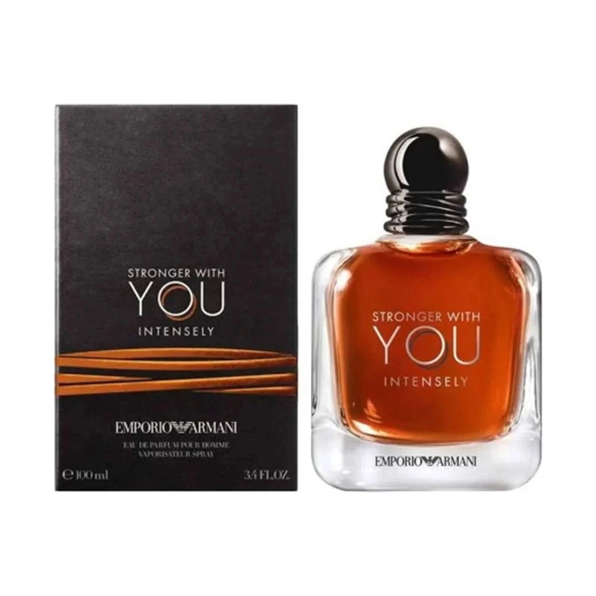 Emporio Armani Stronger With You Intensely — frasco y caja original