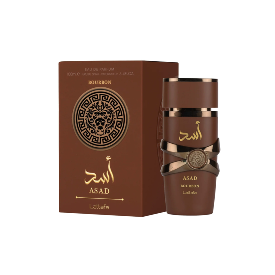 Lattafa Asad Bourbon 100 ML — frasco original con caja