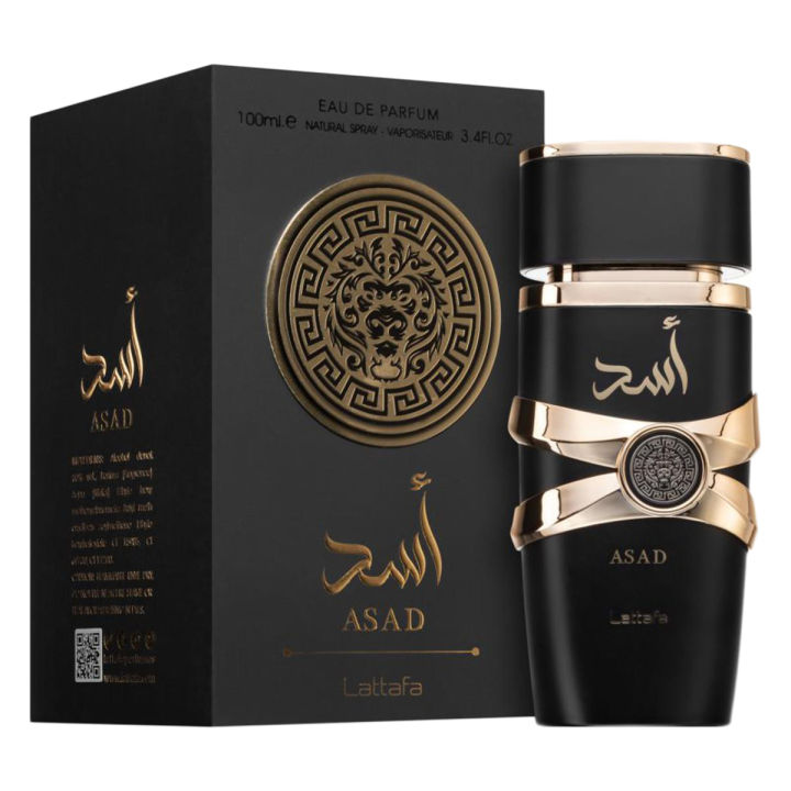 Lattafa Asad 100 ML — frasco original con caja