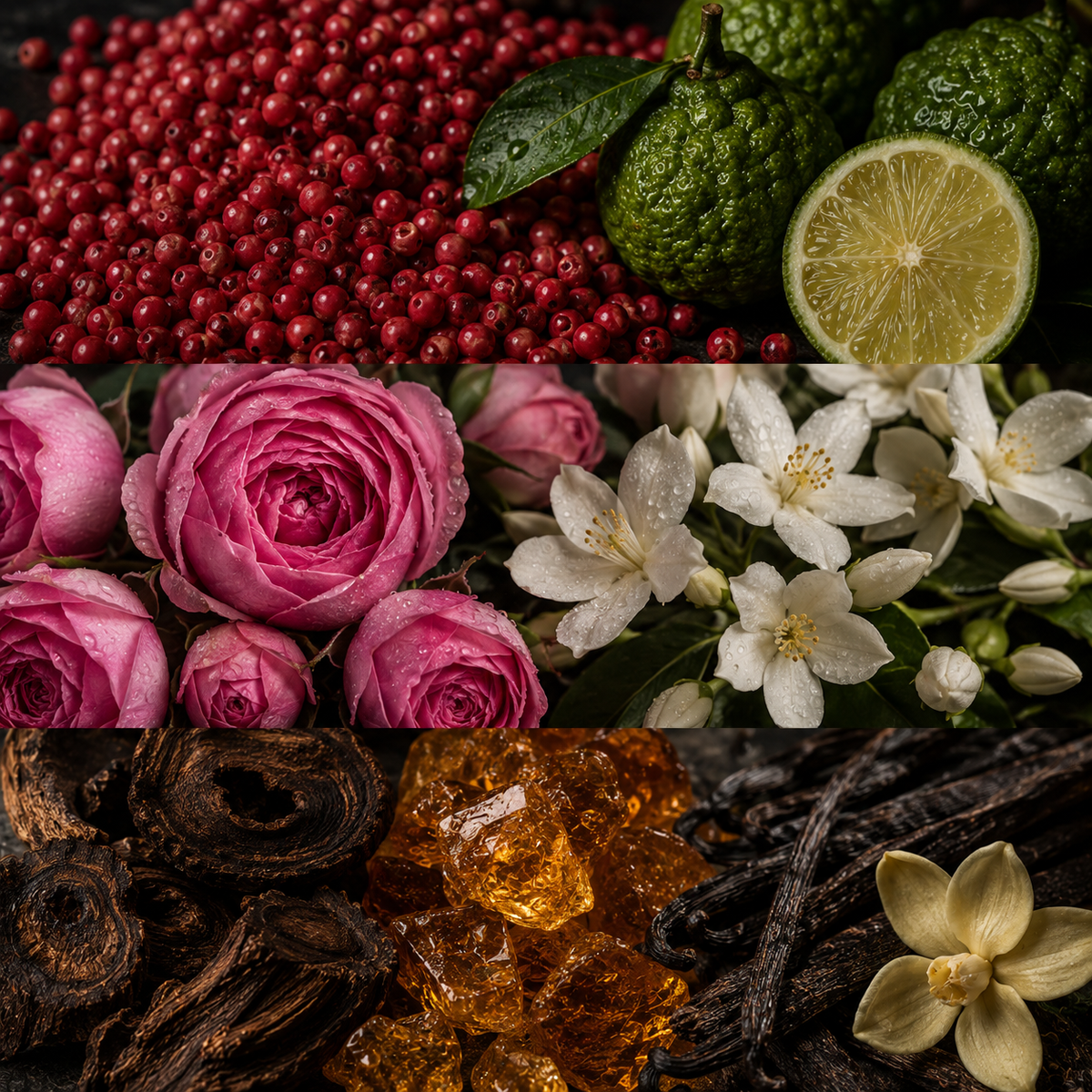 Notas olfativas — Lattafa Bade’e Al Oud Amethyst