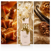 Lattafa Eclaire — composición editorial fotográfica DYNASTY