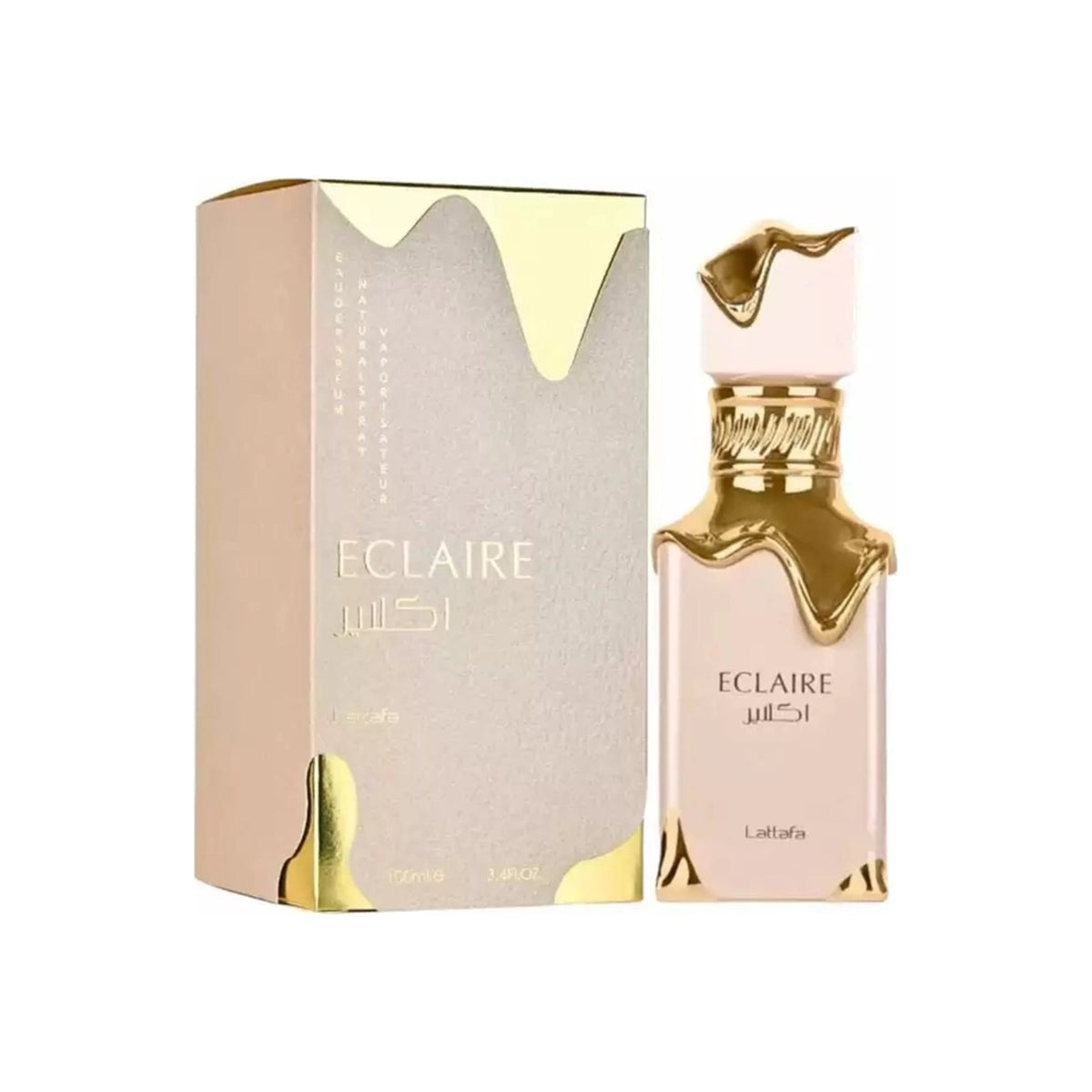Lattafa Eclaire perfume original con frasco y caja