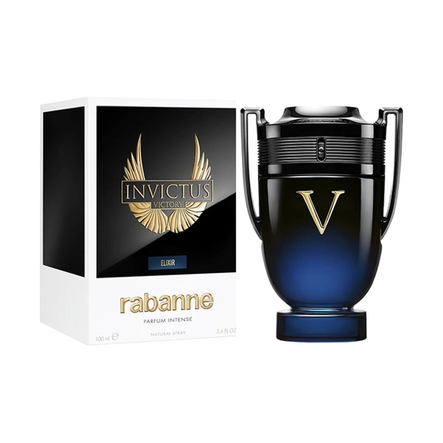 Rabanne Invictus Victory Elixir — frasco y caja original