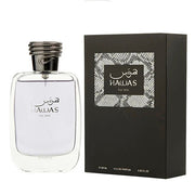Rasasi Hawas for Him 100 ML — frasco y caja del perfume