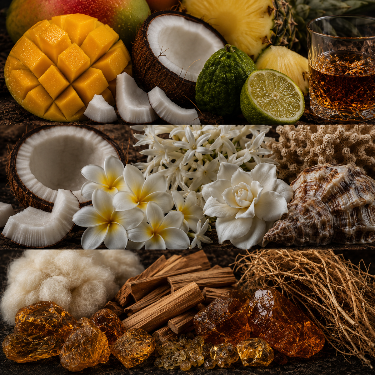 Notas olfativas — Rayhaan Tropical Vibe