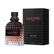 Valentino Uomo Born in Roma Coral Fantasy — frasco y caja original