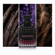 Valentino Uomo Born in Roma Intense — composición editorial fotográfica DYNASTY